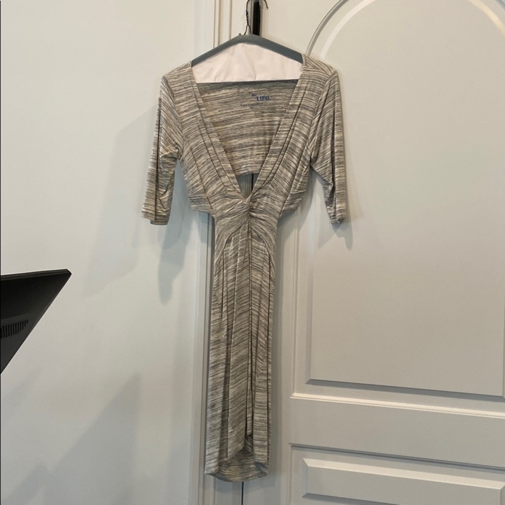 Planet Blue Life cutout jersey dress